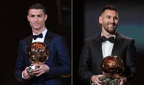 CR7 e messi bola de ouro